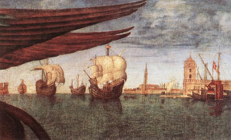 CARPACCIO, Vittore The Lion of St Mark (detail) sdf Norge oil painting art